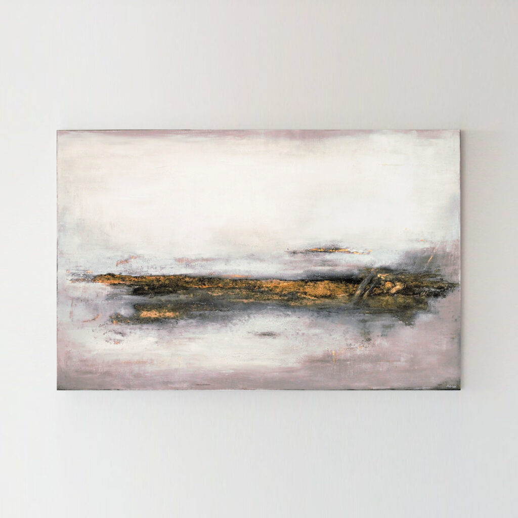Nr. 35 I 80 x 120 cm I Acryl mit Kaffeesatz und Sand